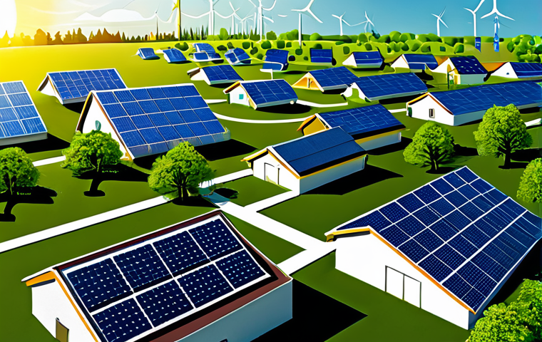 분산형 에너지 시스템의 사용자 맞춤형 서비스 - Solar Panel Installation on a Suburban Home**

"A sunny, clear day with a suburban house showcasing ...