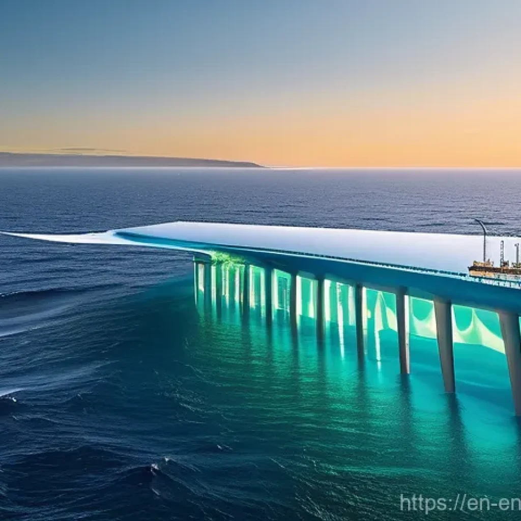 분산형 에너지 시스템의 해양 에너지 활용 방안 - **Prompt 1: Unseen Powerhouse - Oceanic Harmony**
    "A breathtaking panoramic view of a futuristic...