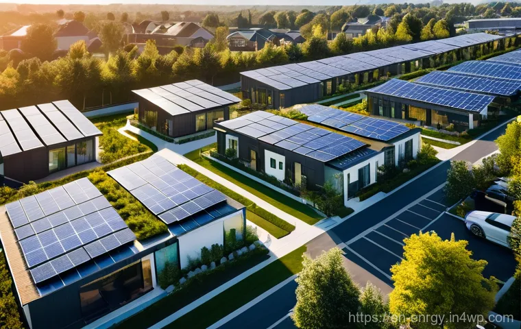 분산형 에너지 시스템을 위한 스마트 그리드 기술 - **Prompt:** A cozy, brightly lit living room in a modern home during the day. A diverse family of th...